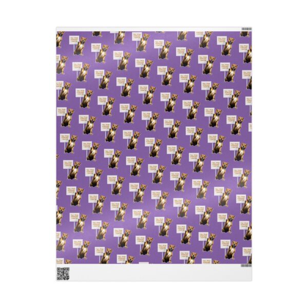 Purple Tell Your Stafford Hi Wrapping Papers