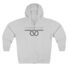 Stafford AF Zip Hoodie — Vintage Staffordshire Bull Terrier and Knot Zip-Up