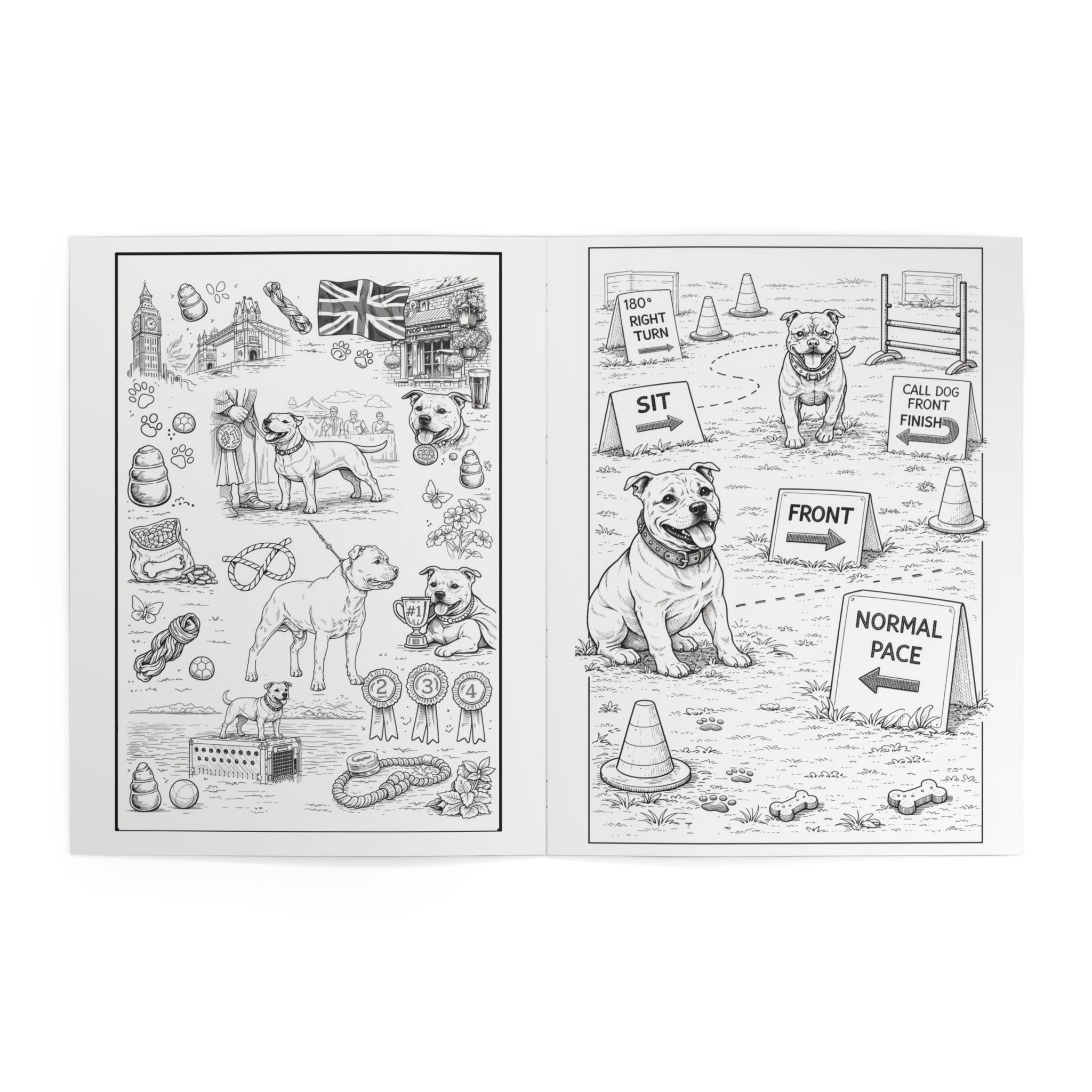 Staffordshire Bull Terrier Coloring Book - Image 5