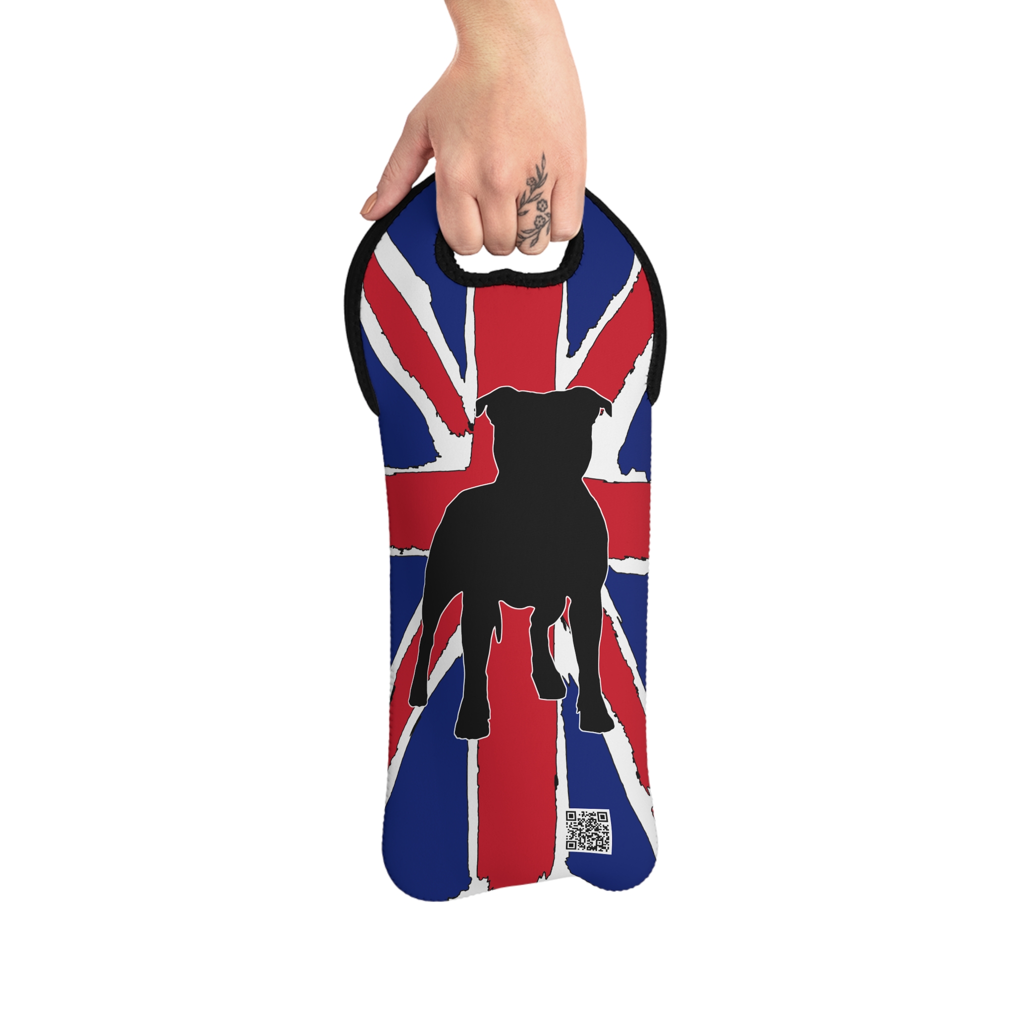 Union Jack Stafford Wine Tote Bag - Image 3