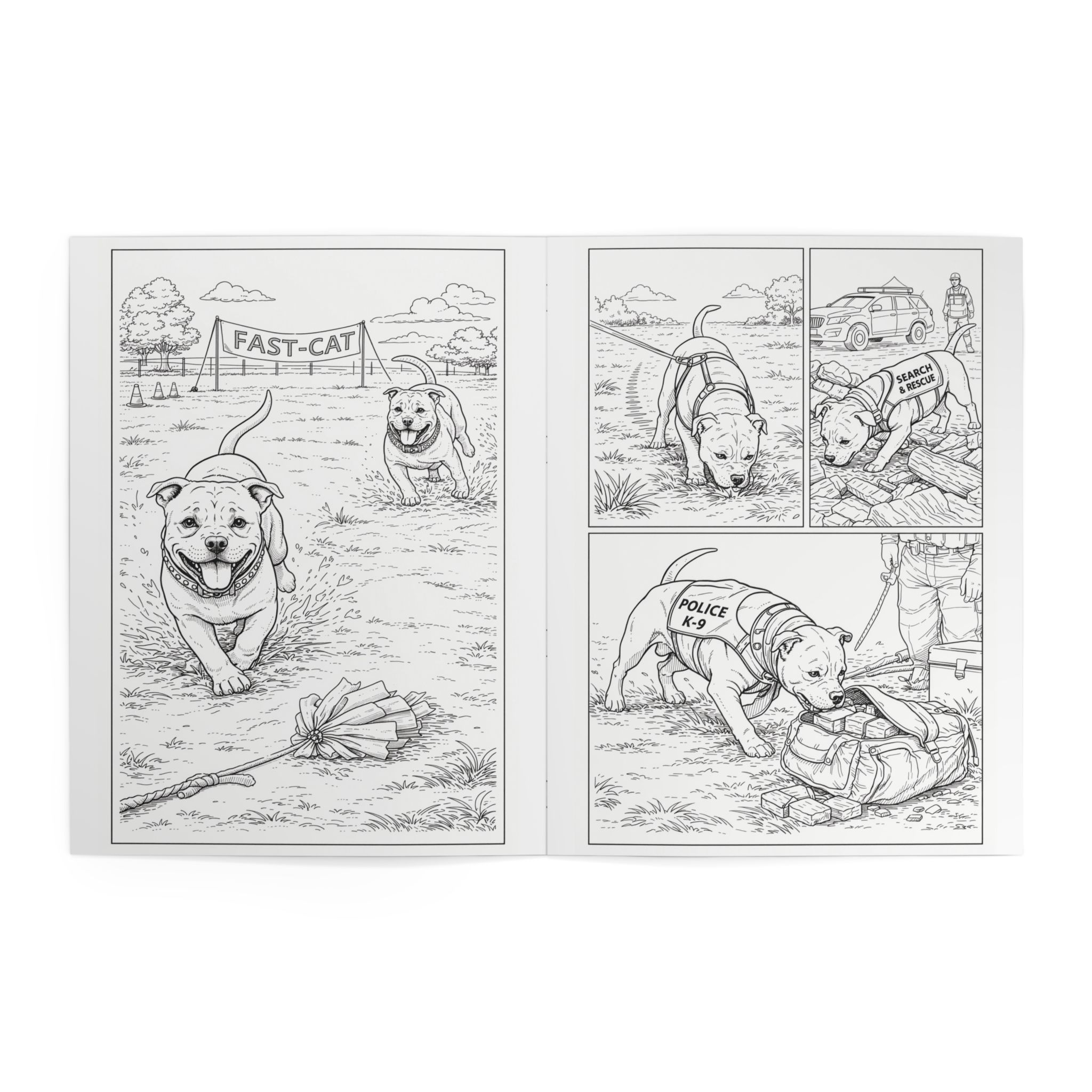 Staffordshire Bull Terrier Coloring Book - Image 6