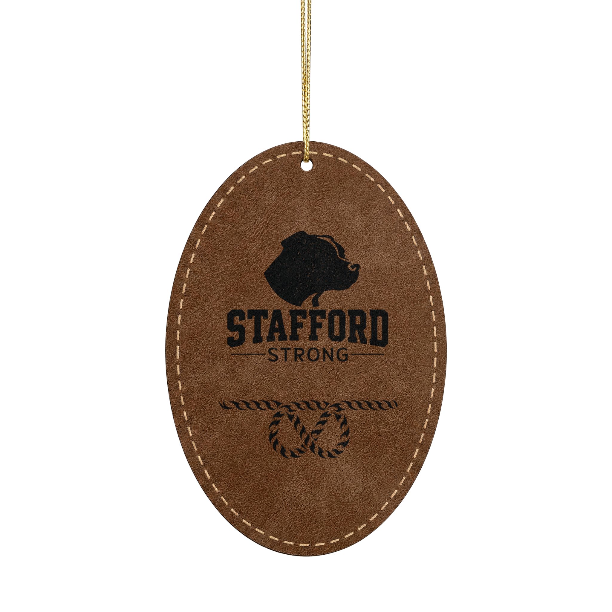 Stafford Strong Leatherette Ornament, 3 Shapes (Engraving) - Image 7