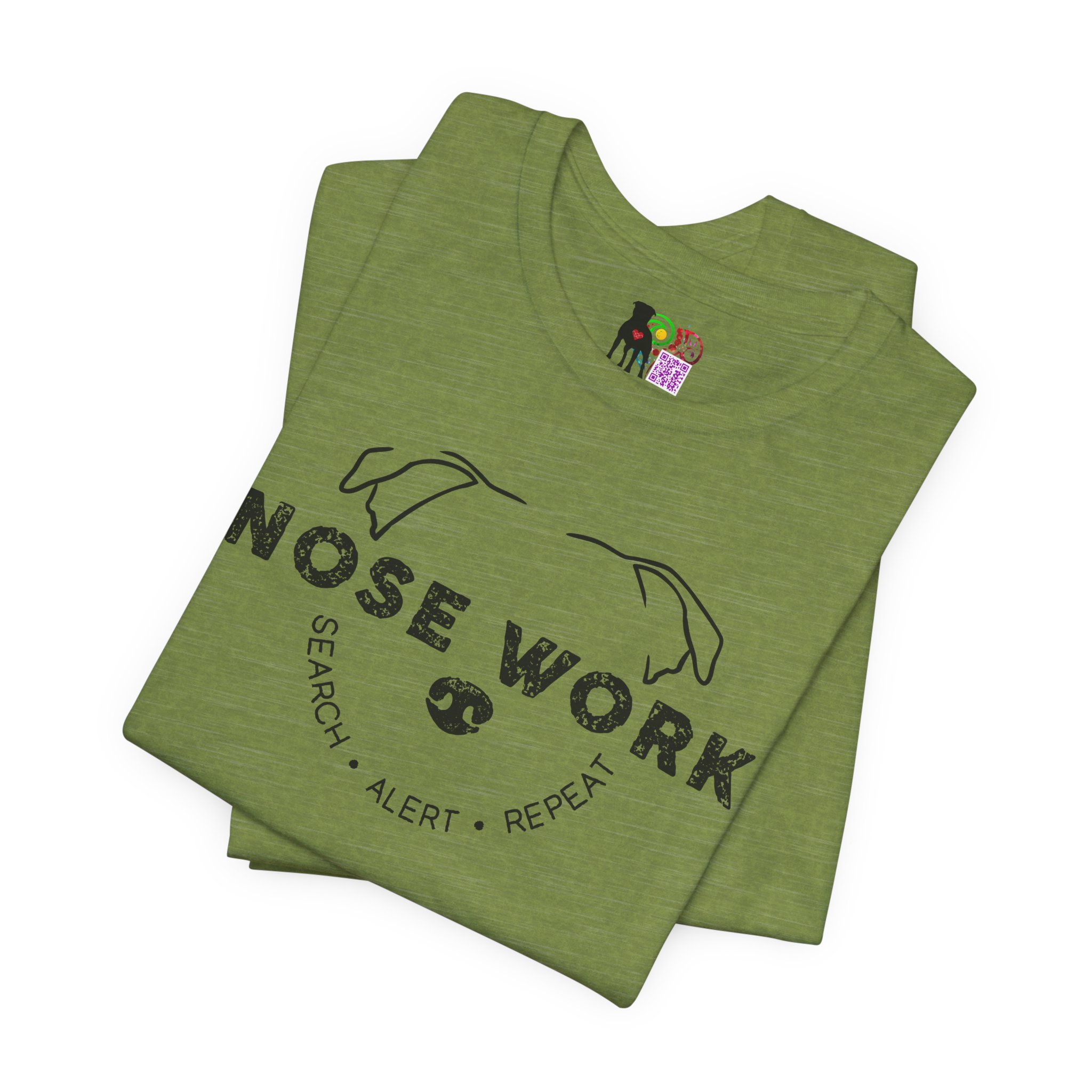 Stafford Nose Work Unisex Jersey Short Sleeve Tee - Image 7