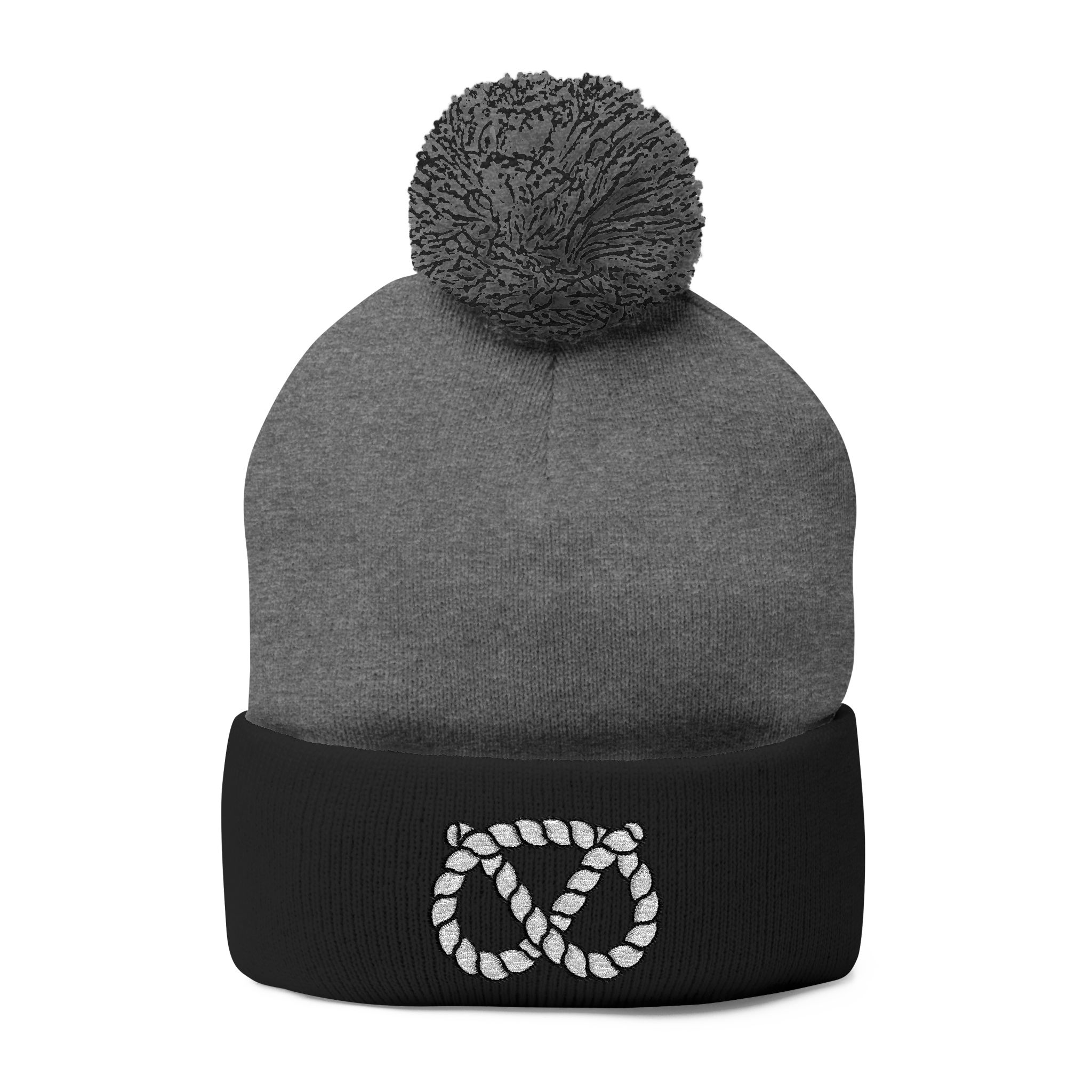 Pom-Pom Stafford Knot Knit Cap (Embroidery) - Image 17
