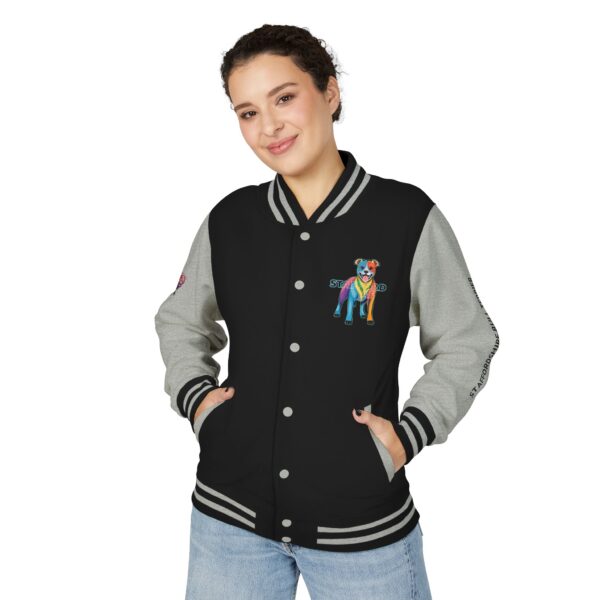 Unisex Heavyweight Letterman Jacket - Image 3