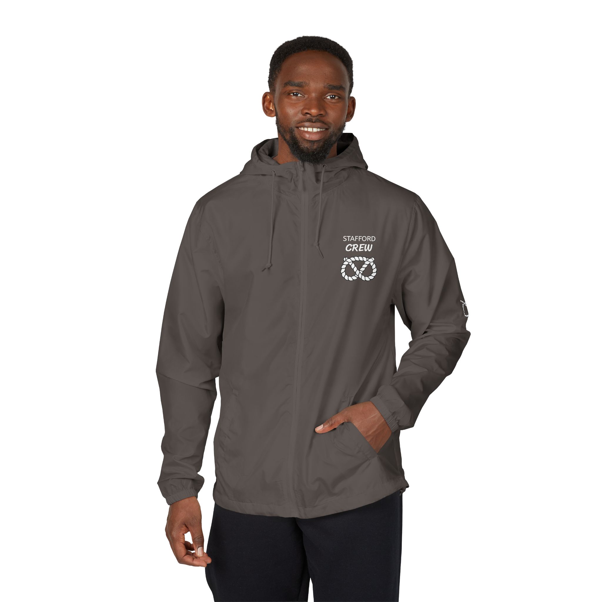Stafford Crew Unisex Full-Zip Windbreaker Jacket - Image 5