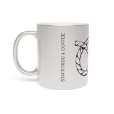 Staffords and Coffee Metallic Mug (SilverGold)