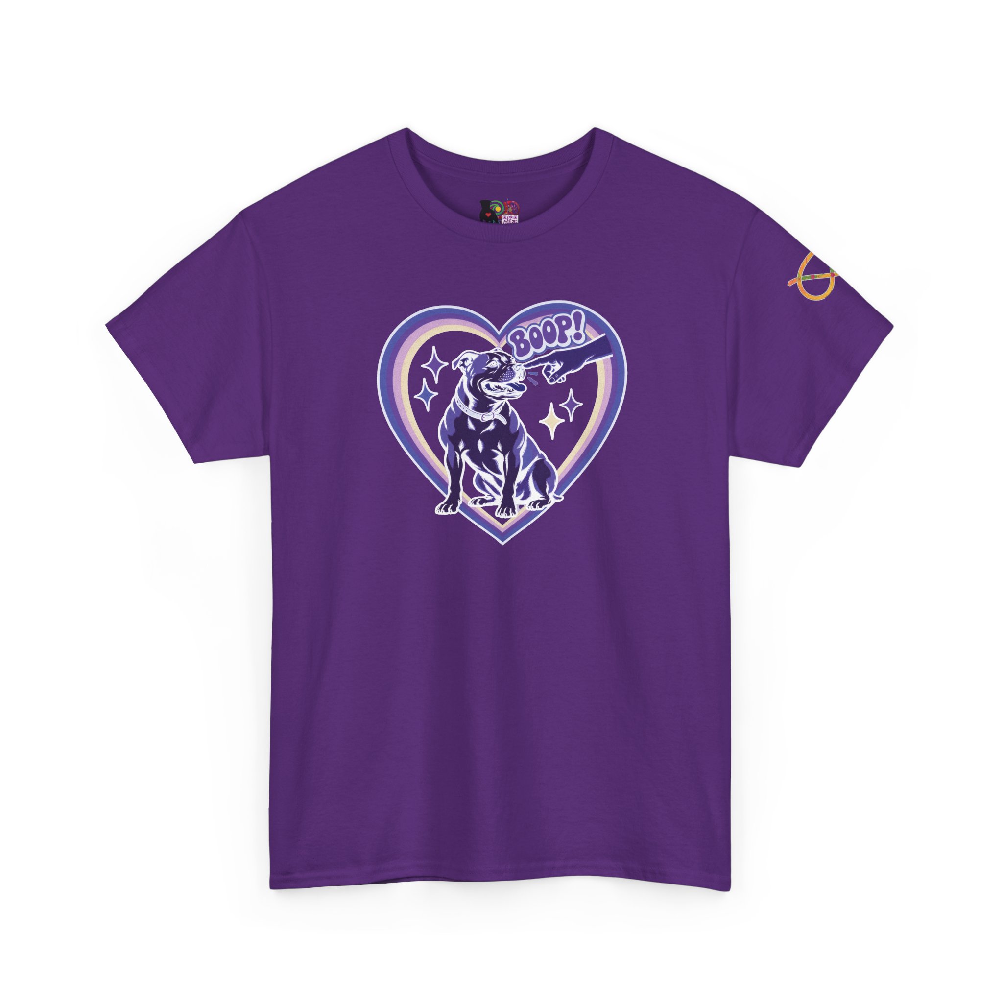 Boop! Vintage Heart Stafford Tee — Cute Retro Stafford Graphic T-Shirt (dark) - Image 23