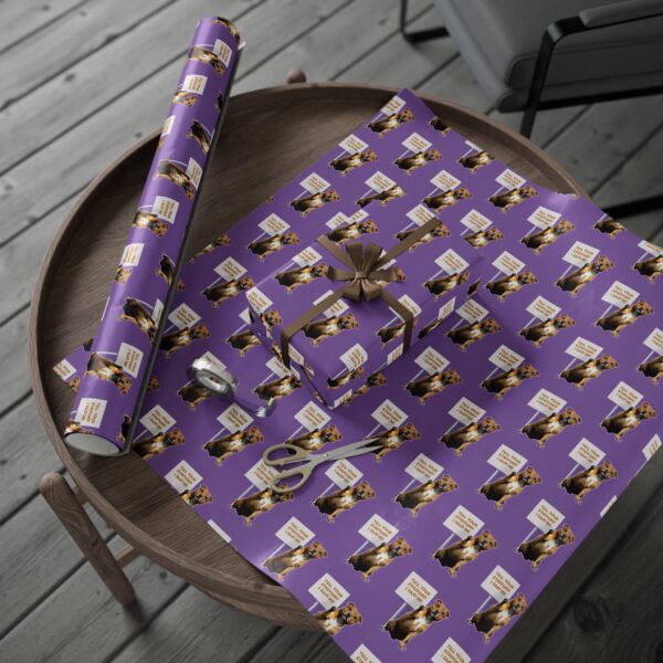 Purple Tell Your Stafford Hi Wrapping Papers - Image 14