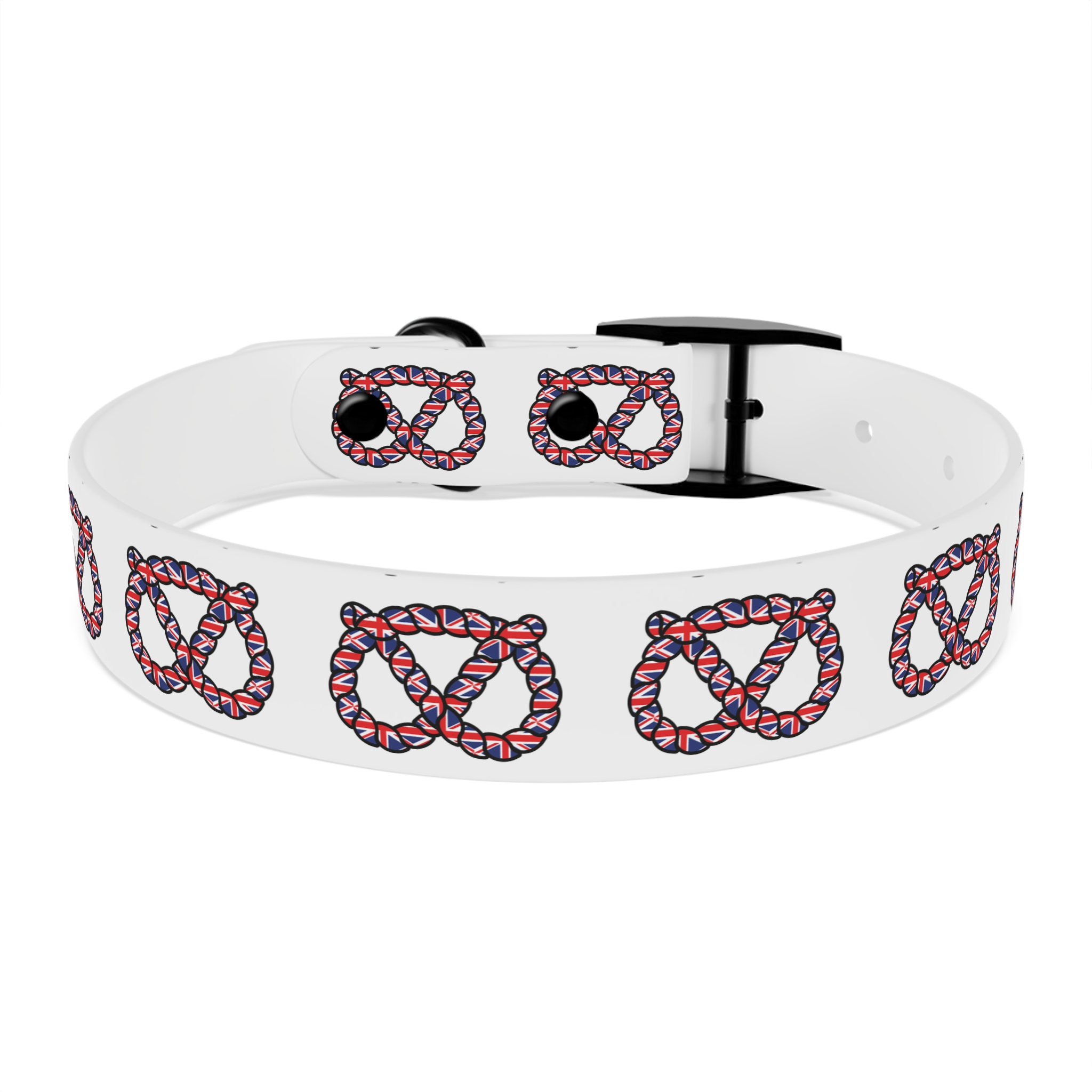 Stafford Knot Union Jack Dog Collar - Image 11