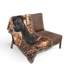 Stafford Woven Blanket — Cozy Staffordshire Bull Terrier Lover Throw