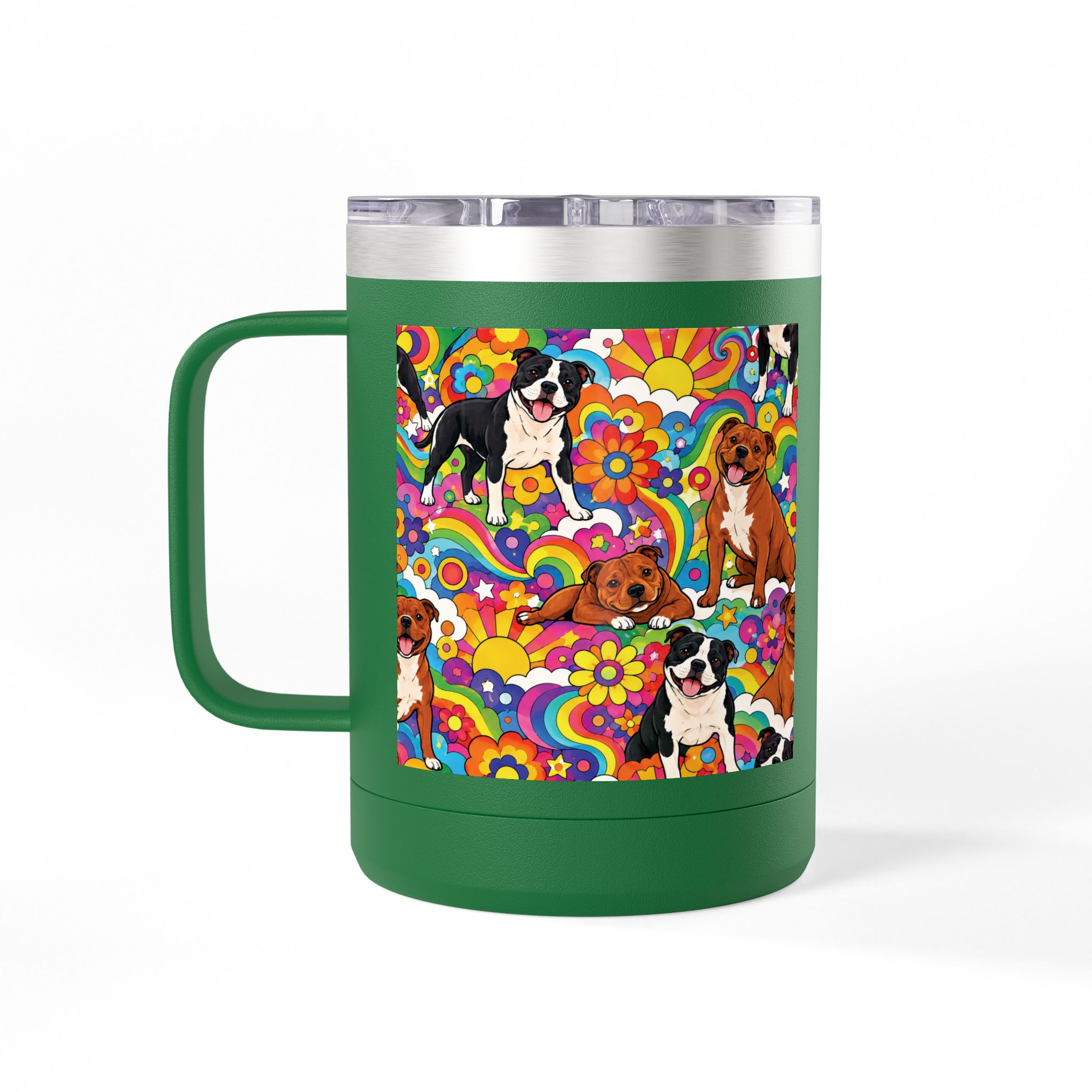 Peter Max Inspired Stafford Coffee Mug Tumbler, 15oz - Image 16