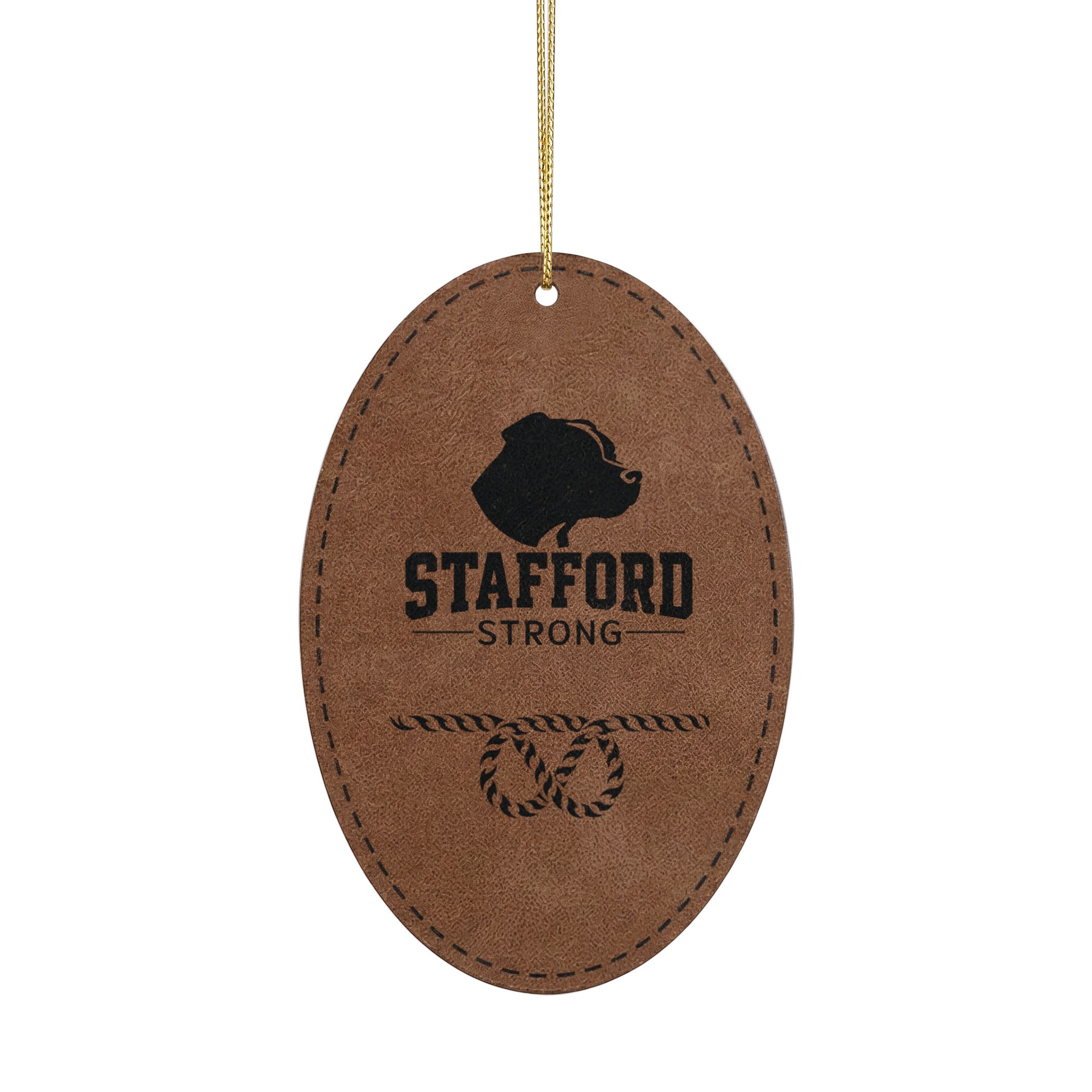 Stafford Strong Leatherette Ornament, 3 Shapes (Engraving) - Image 9