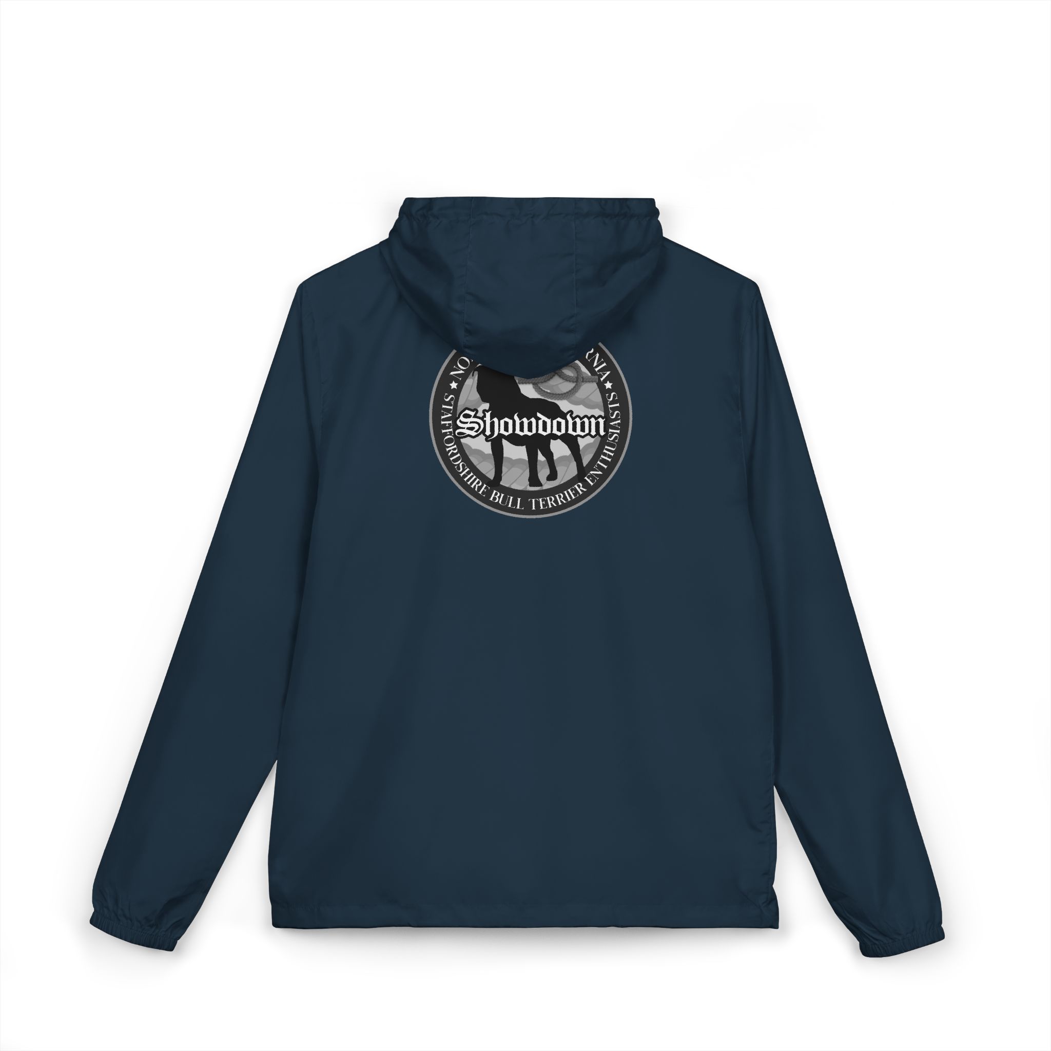 Windbreaker Jacket — 'Showdown' Logo Lightweight Zip Hoodie - Image 2