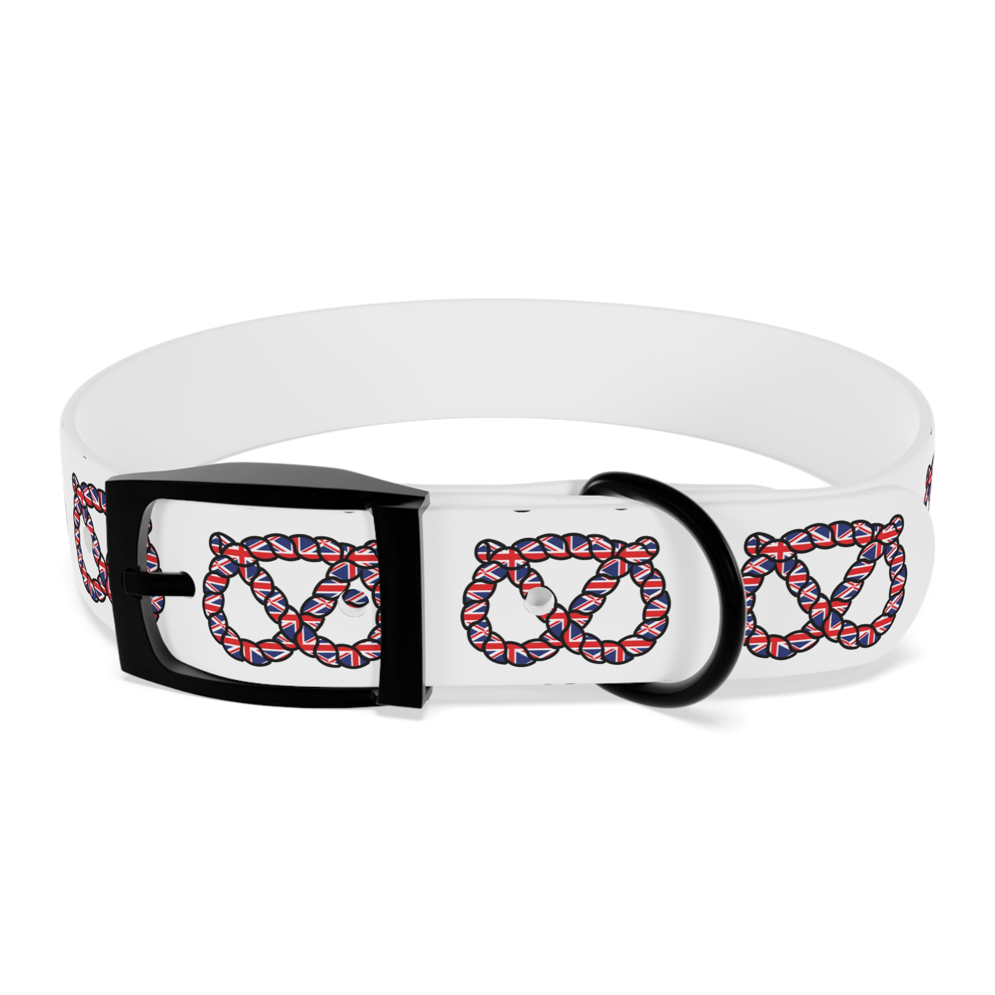 Stafford Knot Union Jack Dog Collar - Image 10
