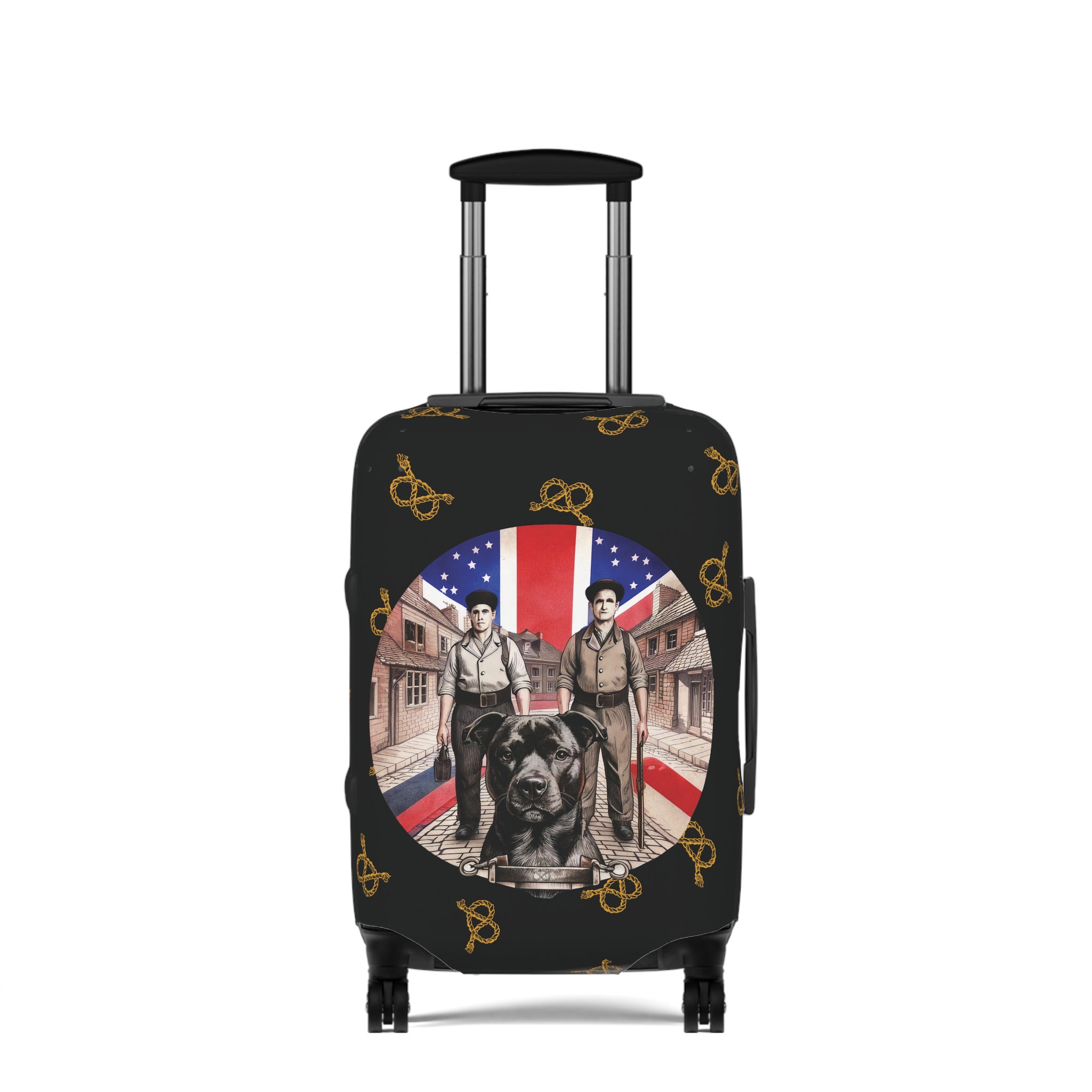 Stafford Union Jack Coal Miner Chain Maker Luggage Cover - Image 2