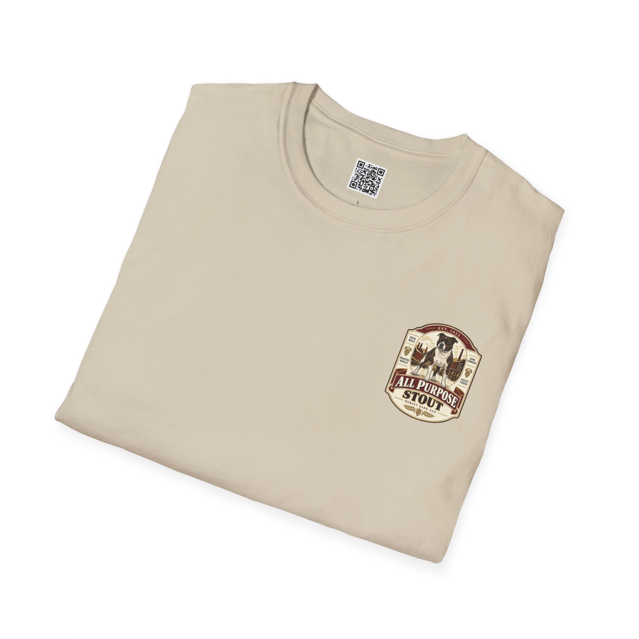 Vintage Beer Label - Stafford Softstyle T-Shirt - Image 14
