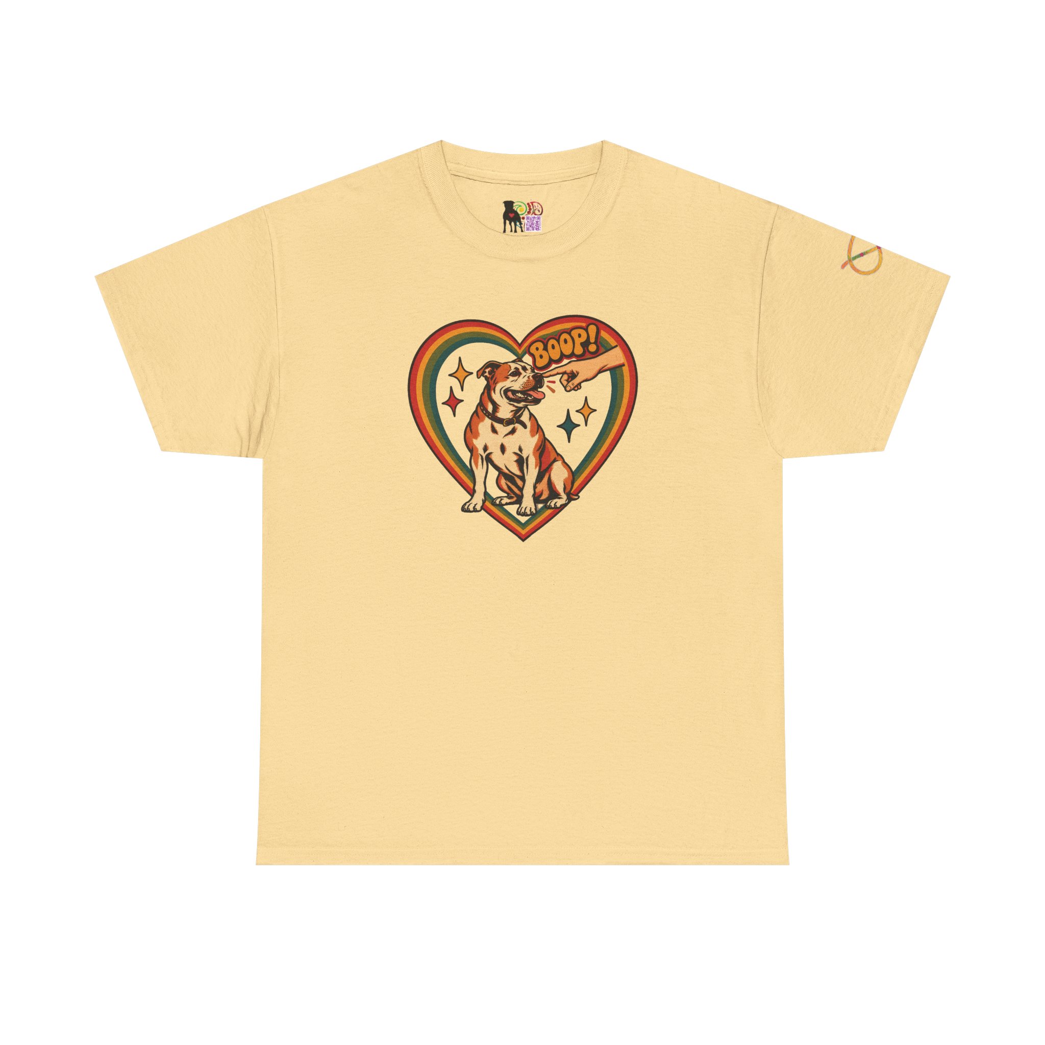 Boop! Vintage Heart Dog Tee — Cute Retro Pup Graphic T-Shirt - Image 9