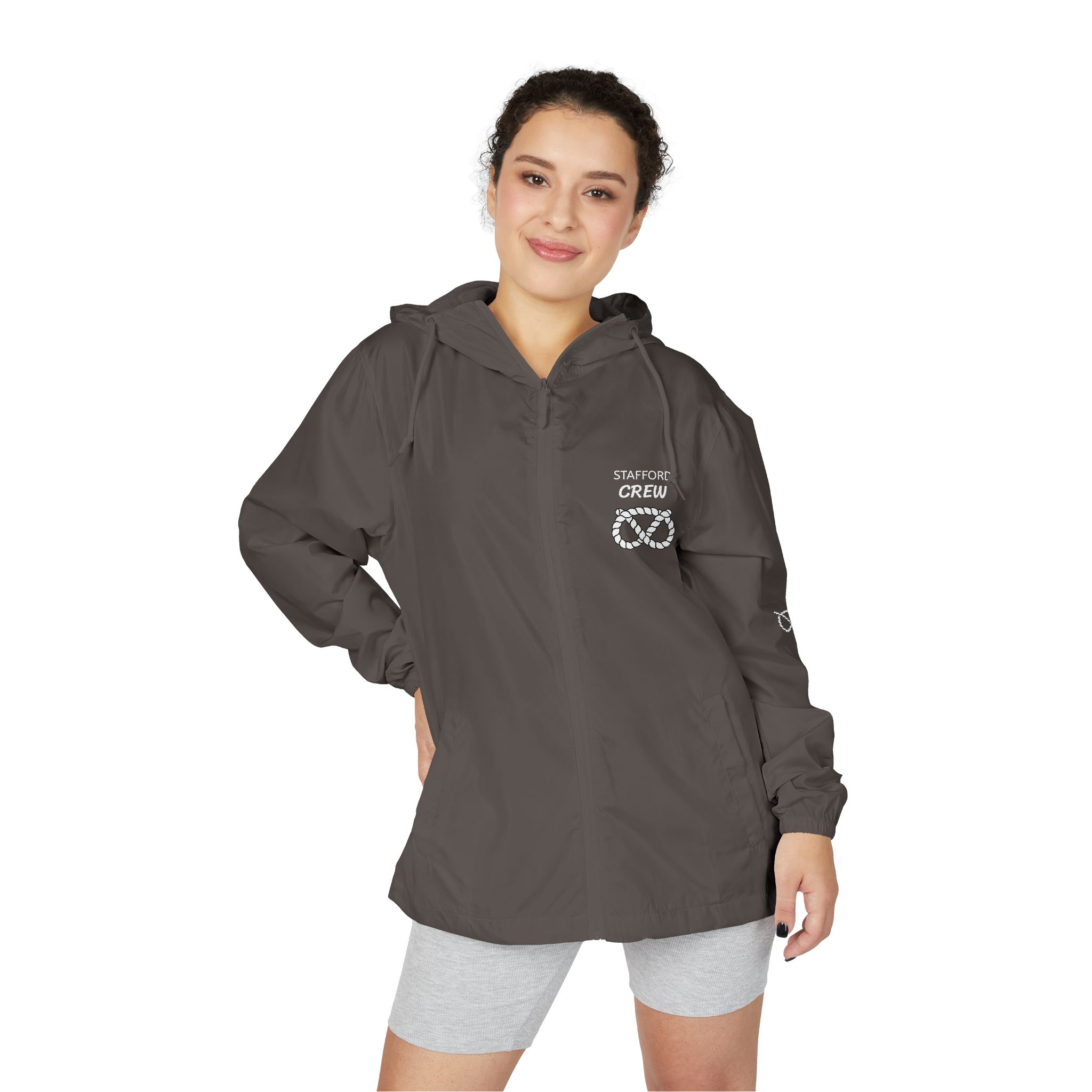 Stafford Crew Unisex Full-Zip Windbreaker Jacket - Image 4