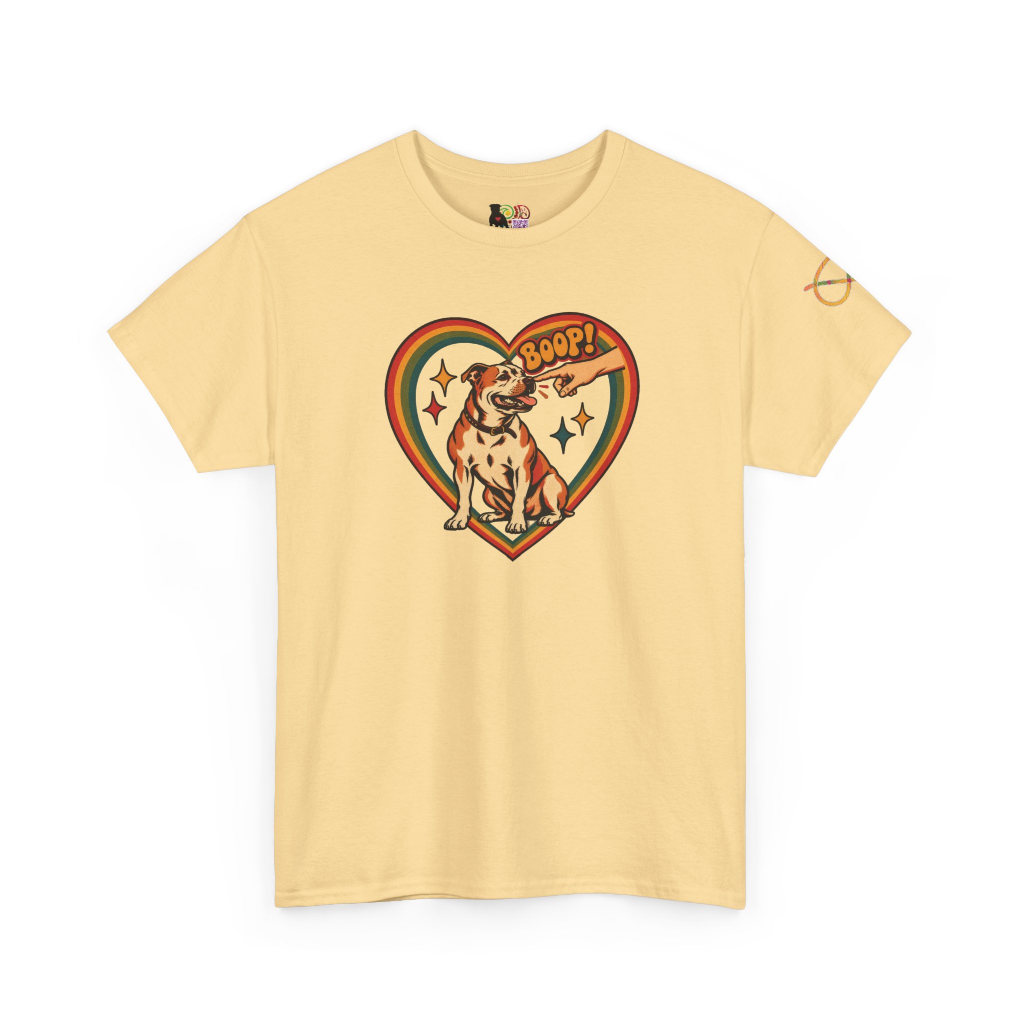 Boop! Vintage Heart Dog Tee — Cute Retro Pup Graphic T-Shirt - Image 11