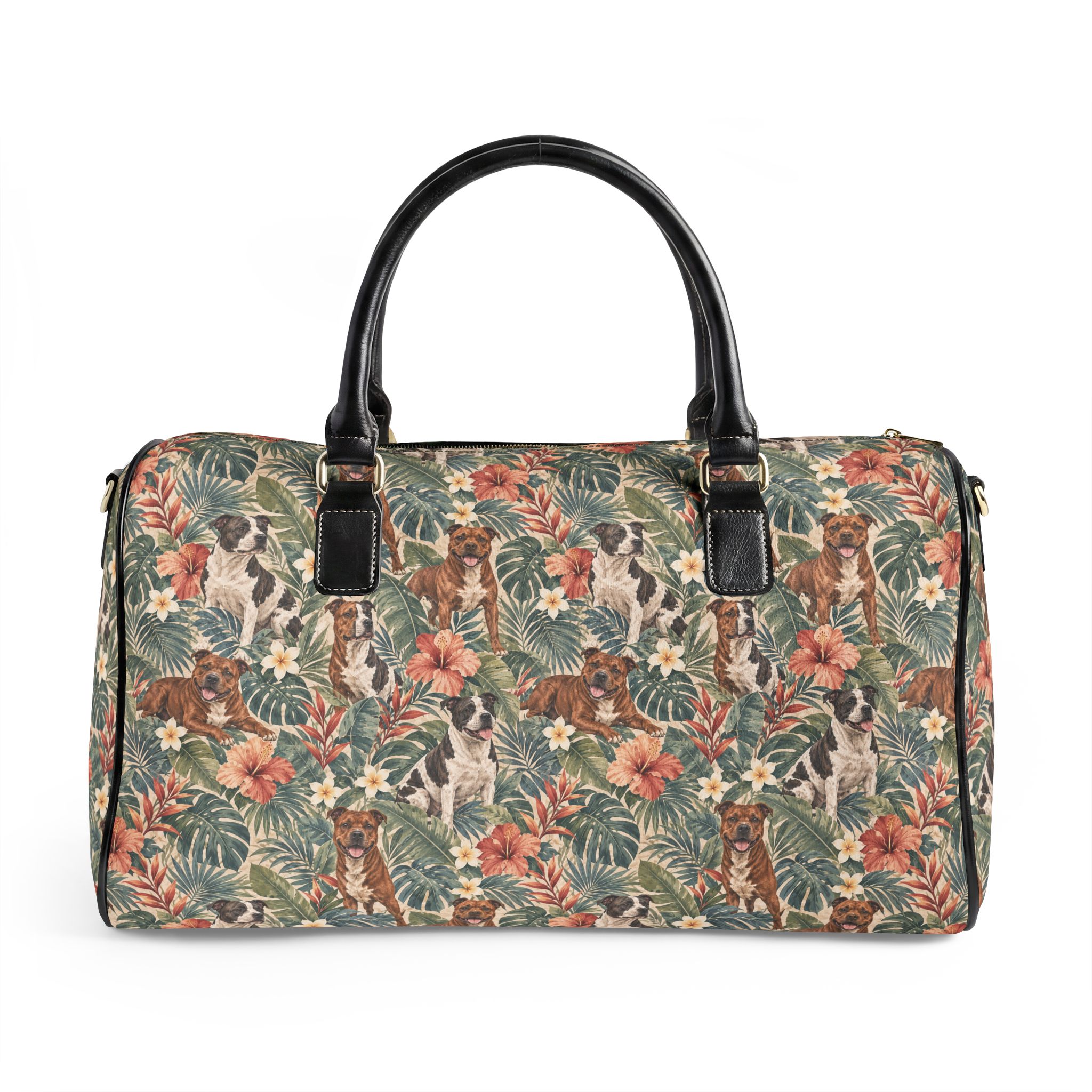 Faux Leather Travel Bag - Image 7