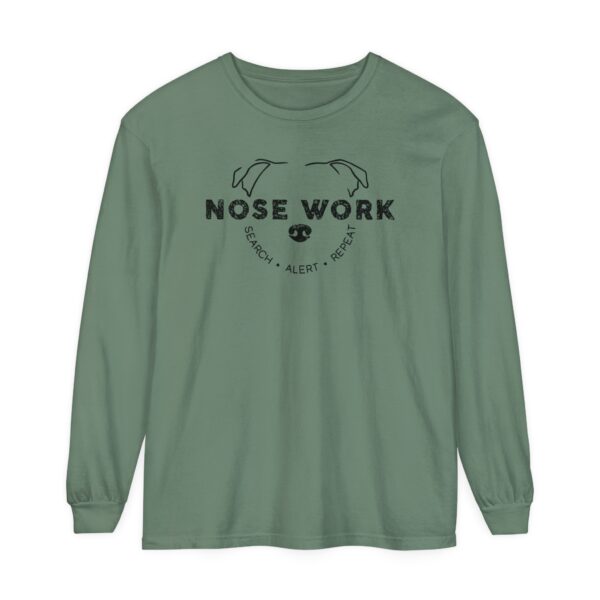 Stafford Nose Work Garment-dyed Long Sleeve T-Shirt - Image 11