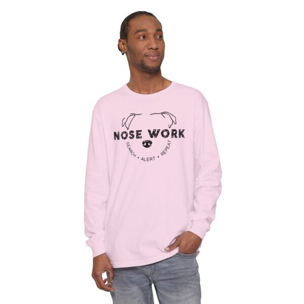 Stafford Nose Work Garment-dyed Long Sleeve T-Shirt - Image 7