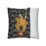 Nice and Naughty Stafford Holiday Spun Polyester Pillowcase (Covers) - Image 5