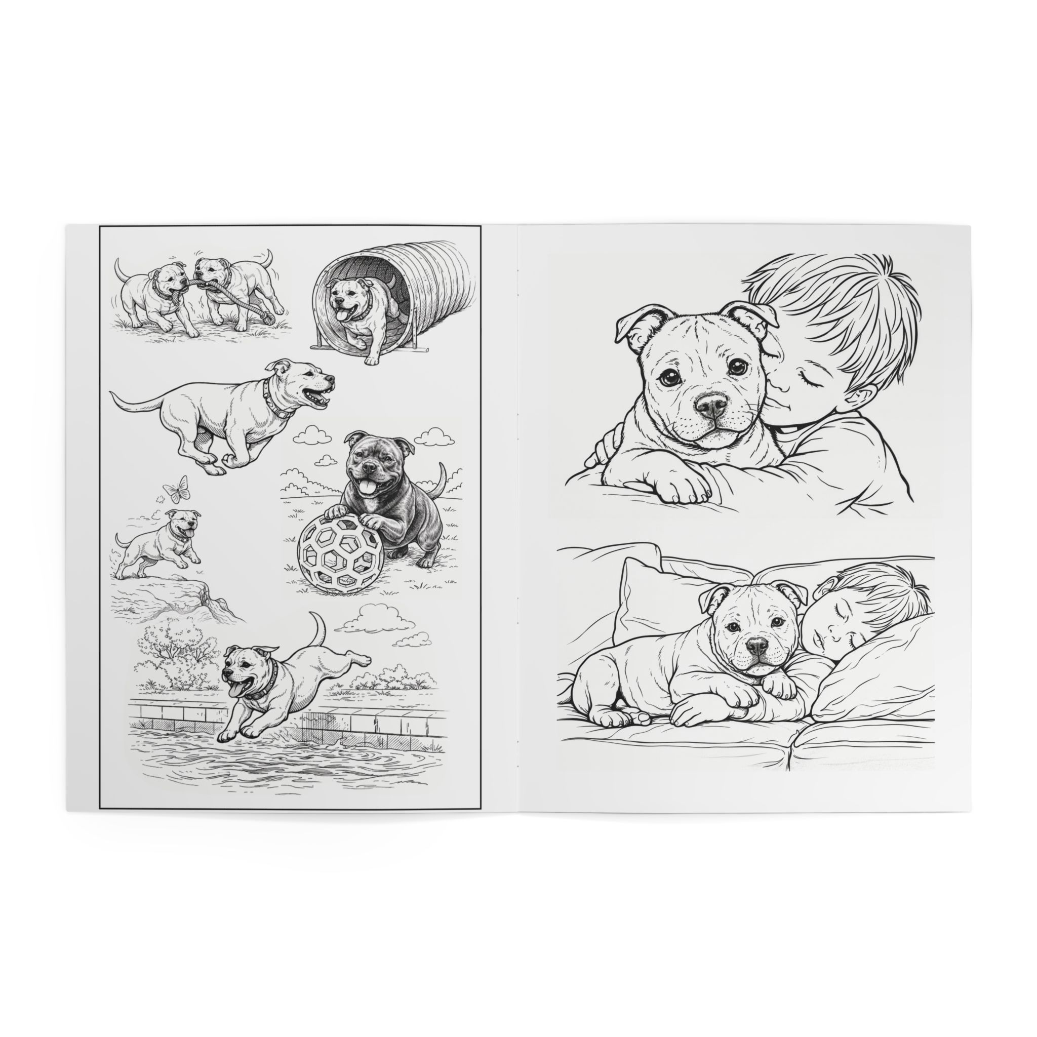 Staffordshire Bull Terrier Coloring Book - Image 12