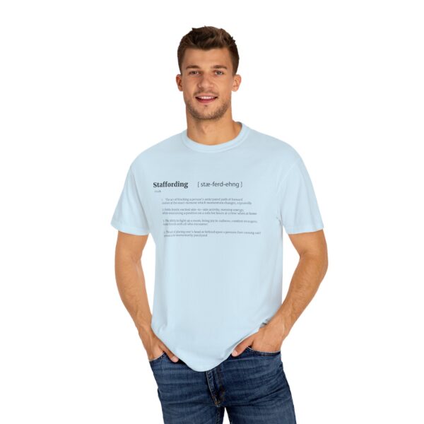 Staffording definition Unisex Garment-Dyed T-shirt - Image 16