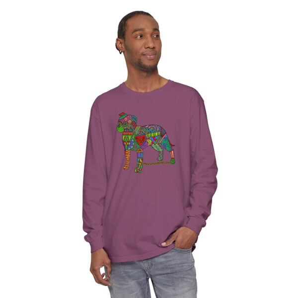 Colorful Stafford Garment-dyed Long Sleeve T-Shirt - Image 23