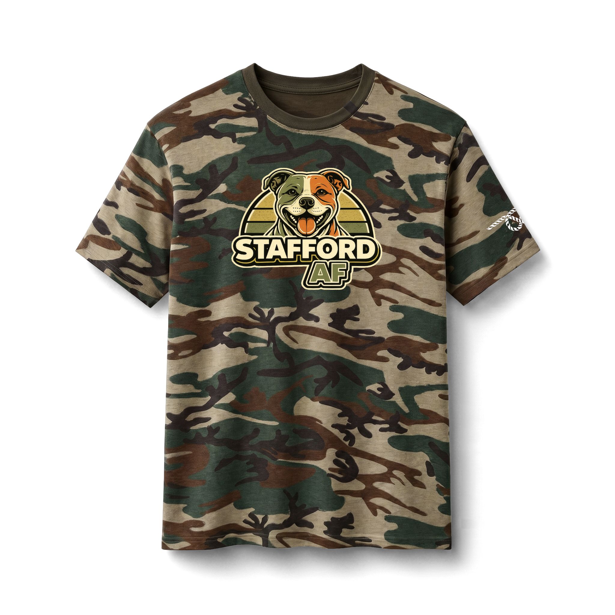 Camo Stafford AF Graphic T-Shirt - Image 3