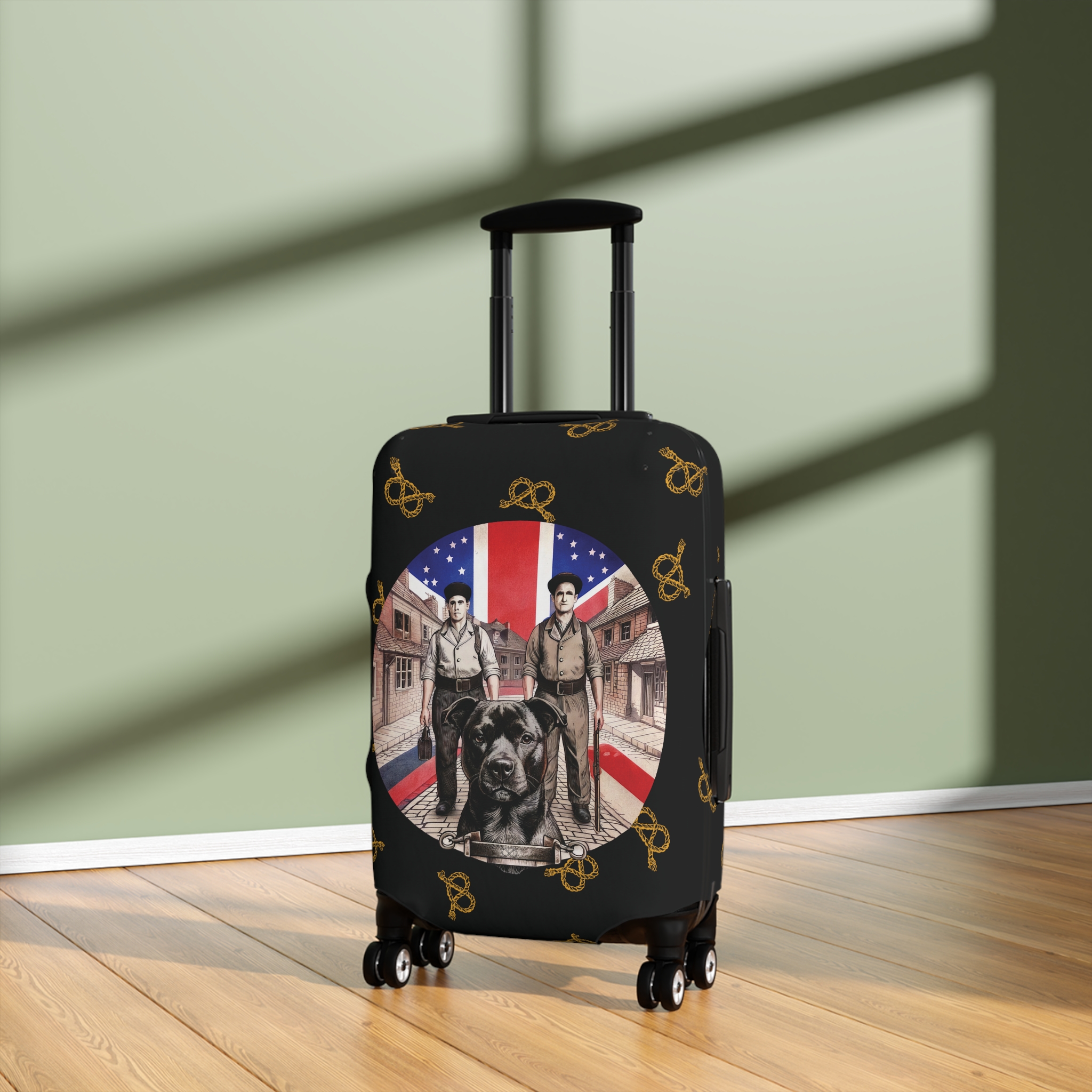 Stafford Union Jack Coal Miner Chain Maker Luggage Cover