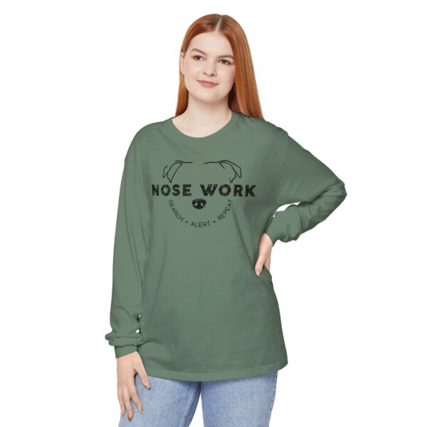 Stafford Nose Work Garment-dyed Long Sleeve T-Shirt - Image 15