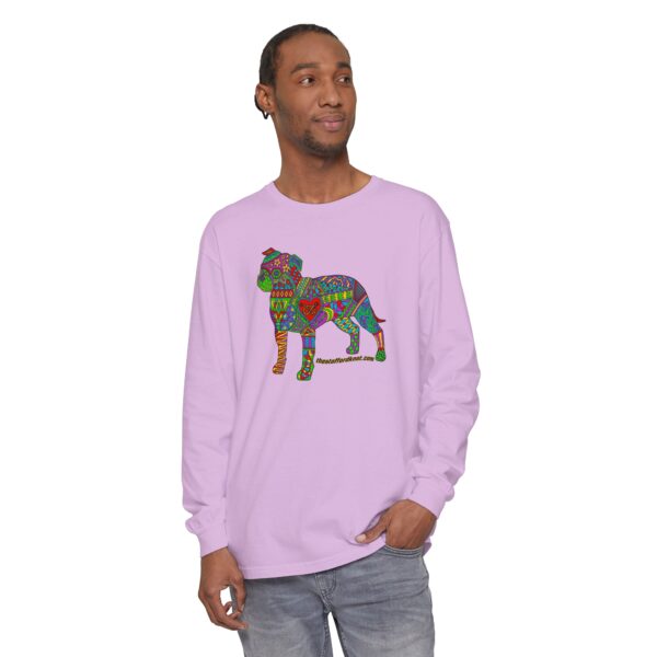 Colorful Stafford Garment-dyed Long Sleeve T-Shirt - Image 3