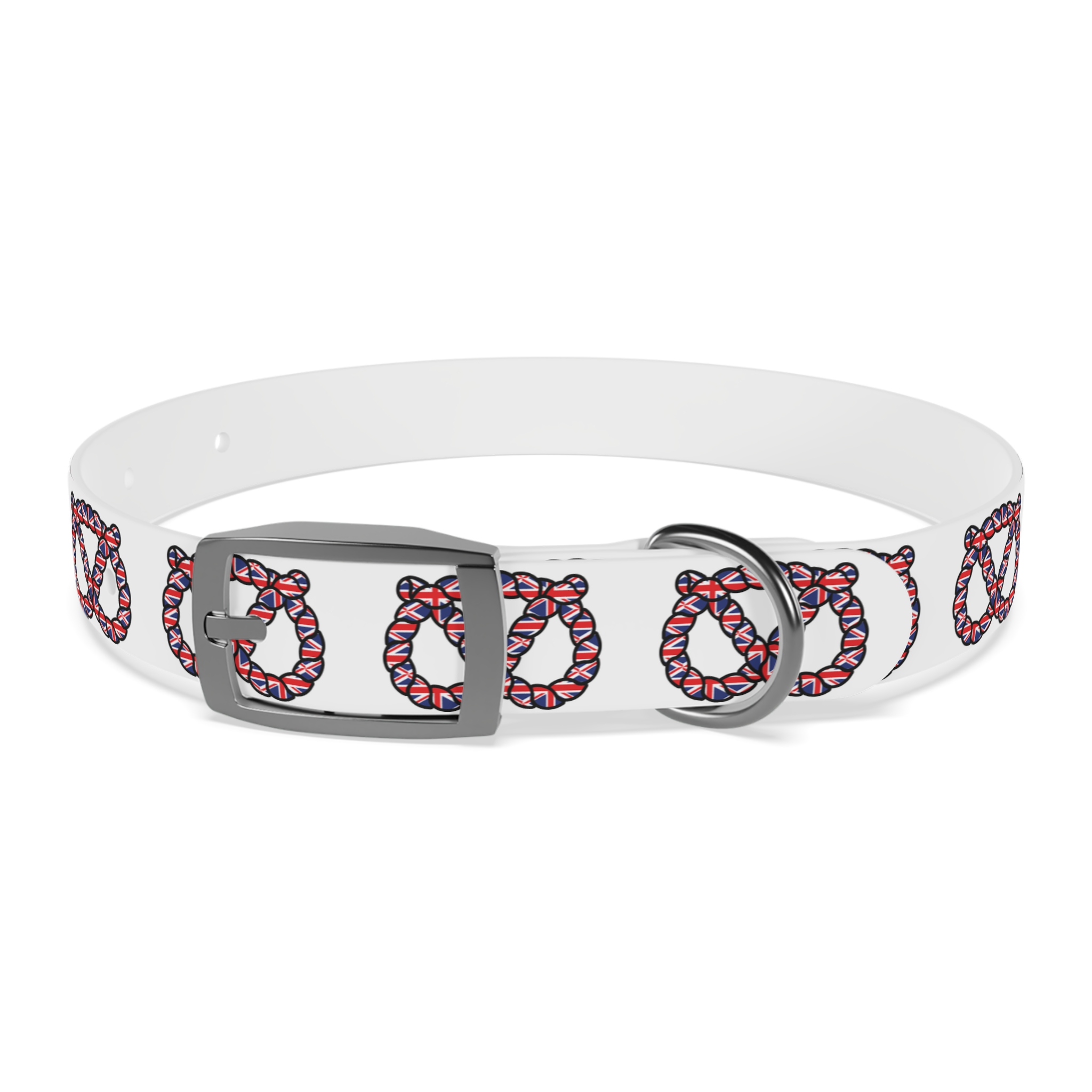 Stafford Knot Union Jack Dog Collar - Image 4