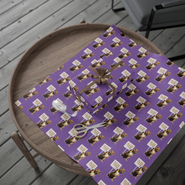 Purple Tell Your Stafford Hi Wrapping Papers - Image 9