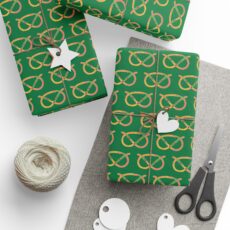 Stafford Knot Wrapping Papers Green