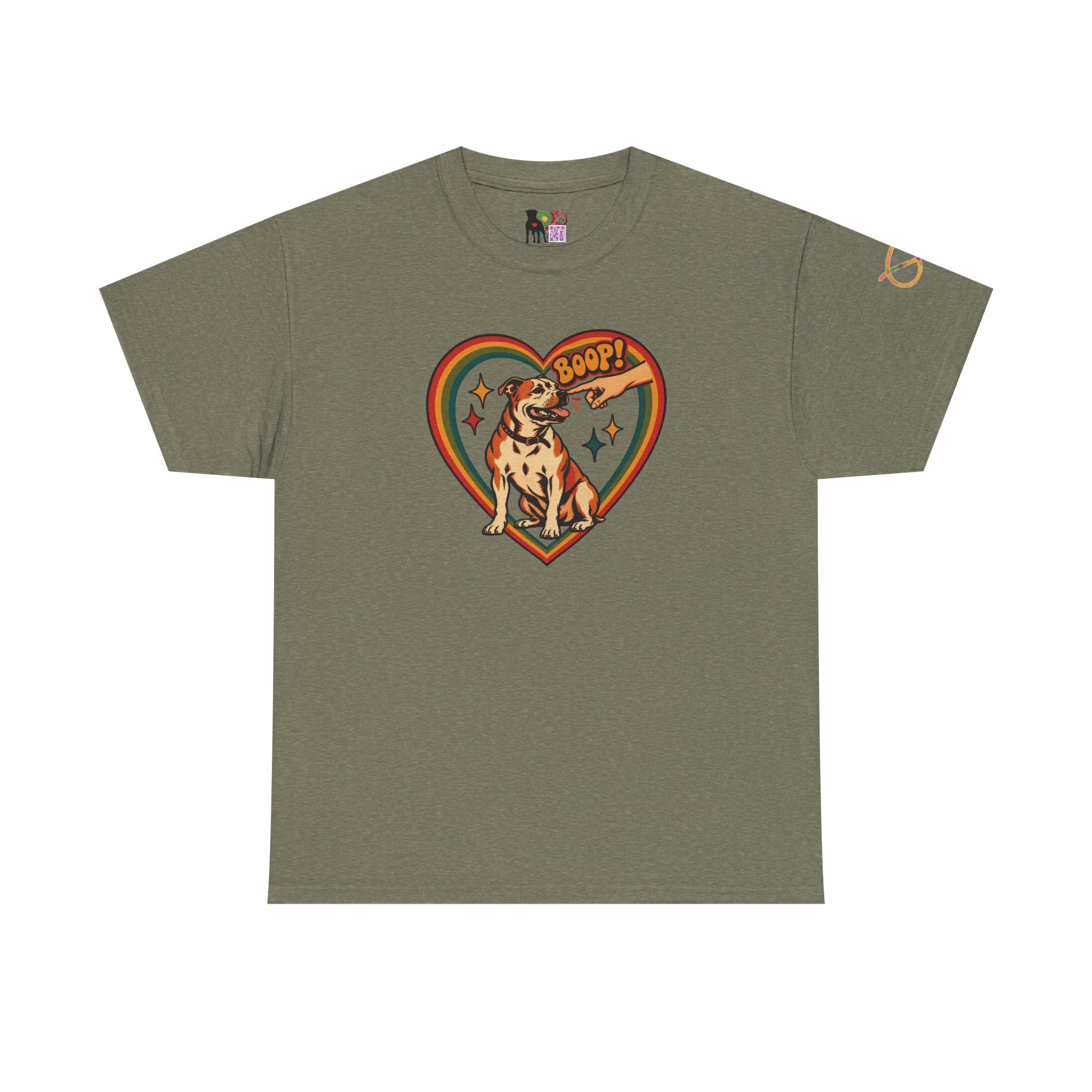 Boop! Vintage Heart Dog Tee — Cute Retro Pup Graphic T-Shirt - Image 13
