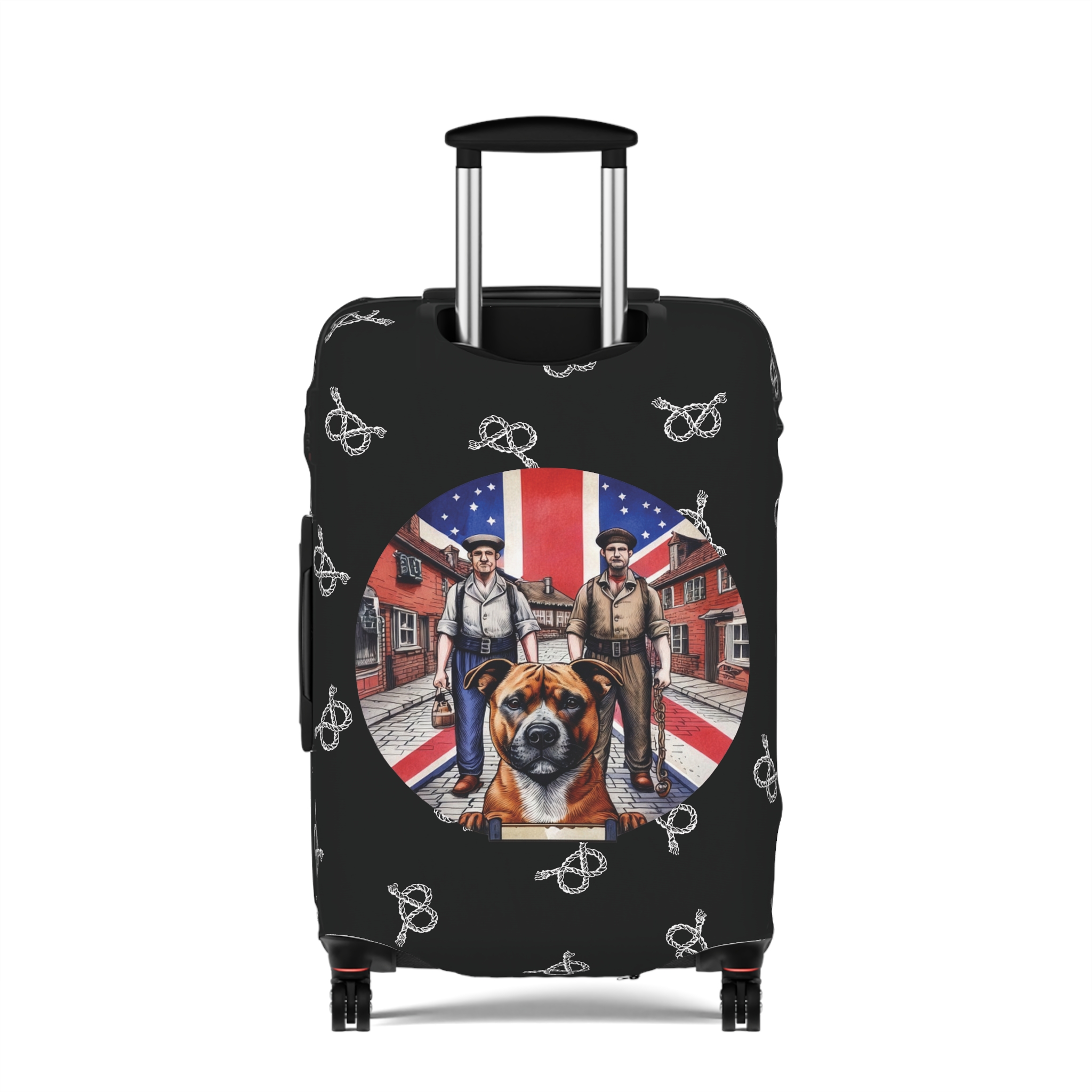 Stafford Union Jack Coal Miner Chain Maker Luggage Cover - Image 7