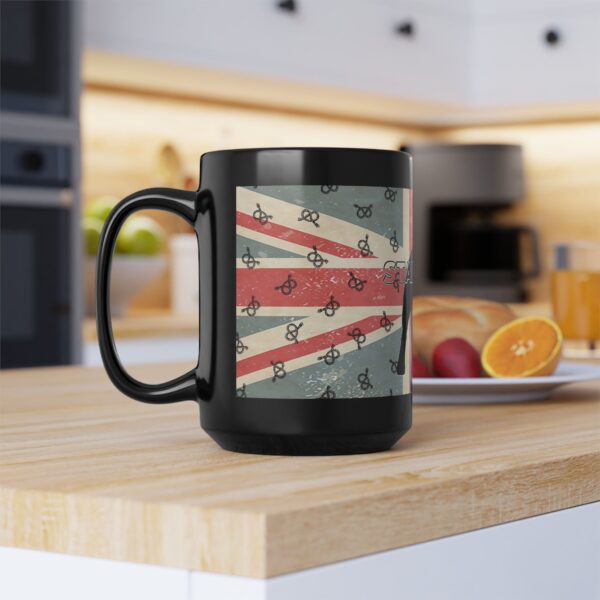 Union Jack Stafford AF Black Mug, 15oz - Image 6