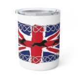 Union Jack Insulated Coffee Mug, 10oz - The Stafford Knot