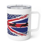 Union Jack Insulated Coffee Mug, 10oz - The Stafford Knot