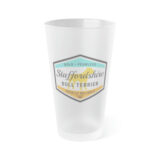 Stafford print Frosted Pint Glass, 16oz - Image 2