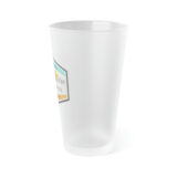 Stafford print Frosted Pint Glass, 16oz - Image 4