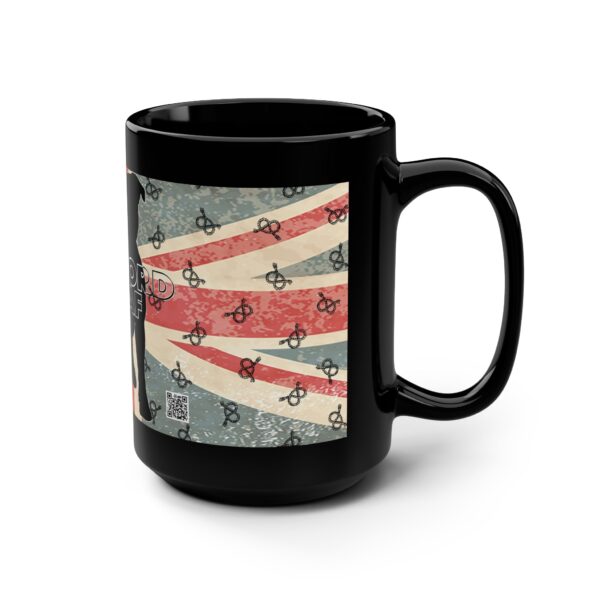 Union Jack Stafford AF Black Mug, 15oz - Image 2