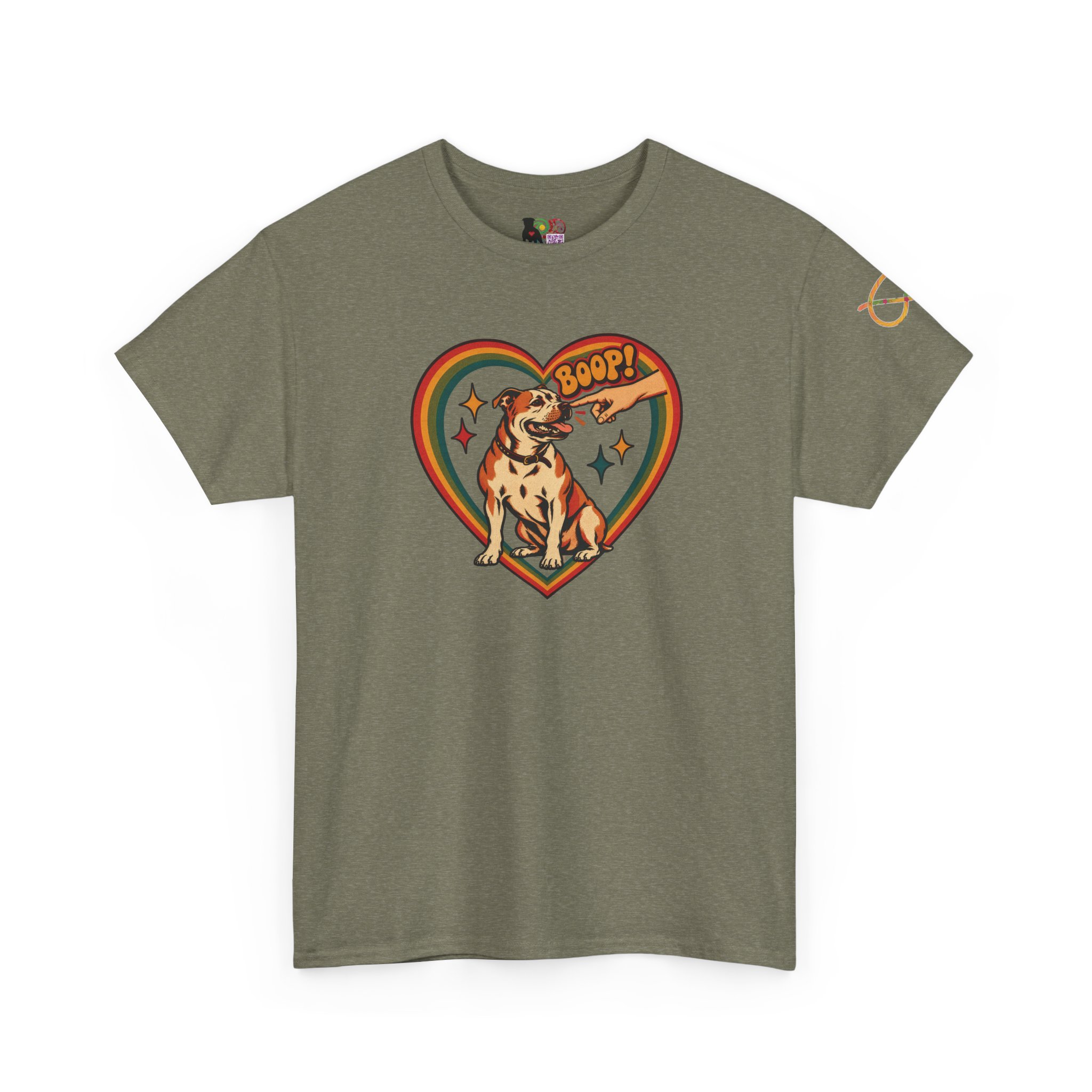 Boop! Vintage Heart Dog Tee — Cute Retro Pup Graphic T-Shirt - Image 15