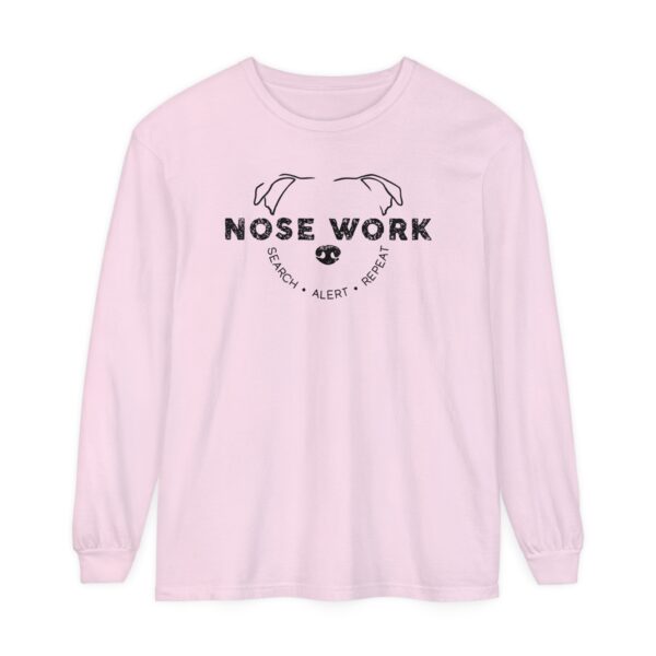 Stafford Nose Work Garment-dyed Long Sleeve T-Shirt - Image 5