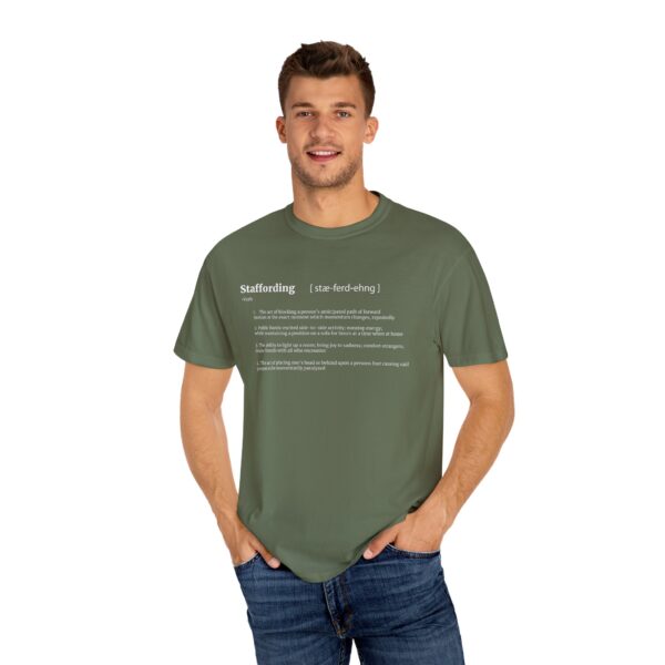 Staffording definition Unisex Garment-Dyed T-shirt - Image 4