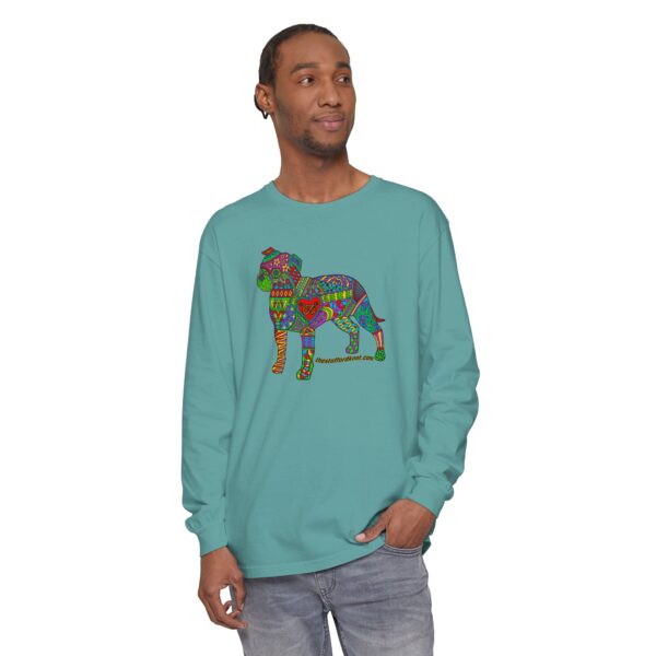 Colorful Stafford Garment-dyed Long Sleeve T-Shirt - Image 15